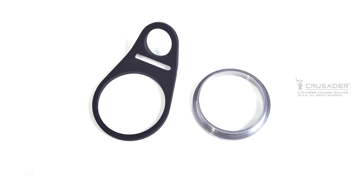 CR-GM11-0010_BK M4 AEG Rotatable Tactical Sling Swivels(Black)