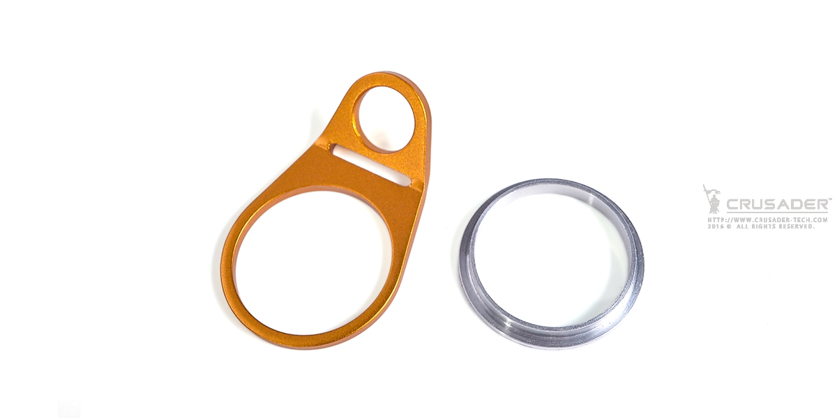 CR-GM11-0010_GD M4 AEG Rotatable Tactical Sling Swivels(Gold)