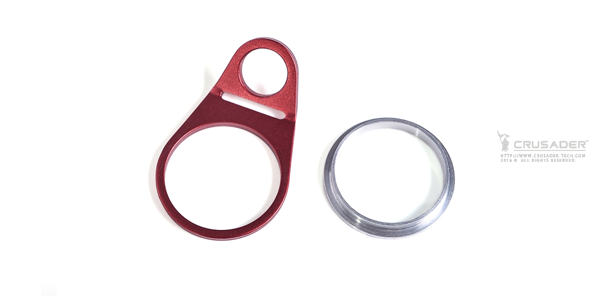 CR-GM11-0010_RD M4 AEG Rotatable Tactical Sling Swivels(Red)