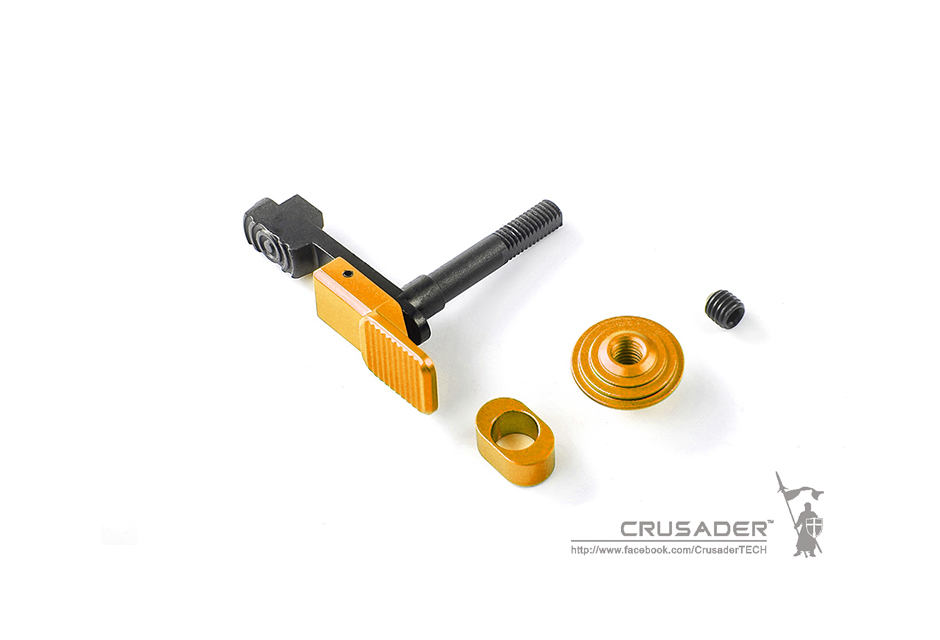 CR-GM11-0012_GD Ambidextrous Magazine Button set (short/Gold)
