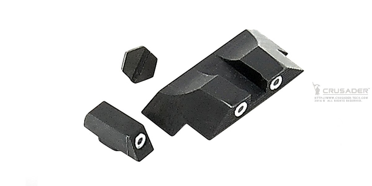 CR-SA31-0001 Steel Front Sight and Rear Sight