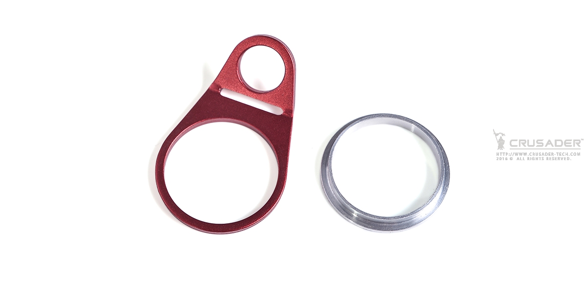 CR-VF21-0014_RD VFC M4 GBB Rotatable Tactical Sling Swivels(Red)