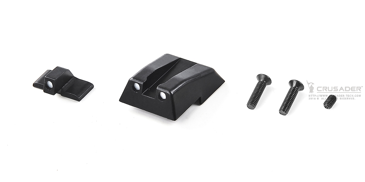 CR-VF31-0002 VP9 Steel 3-Dot Combat Sights