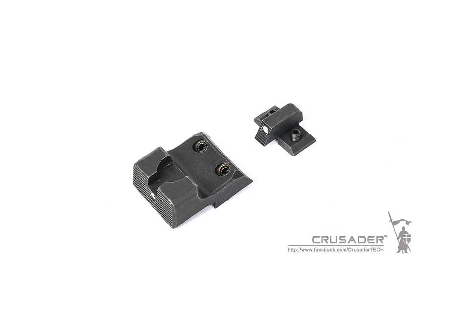 CR-VF31-0008 VP9 Steel High Front & Rear Sight Set